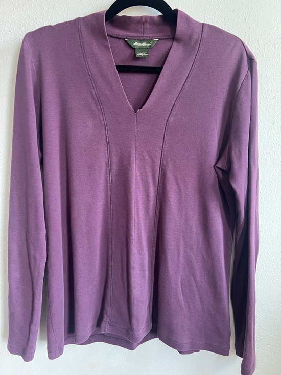 Eddie Bauer Tops - Eddie Bauer Long Sleeve V-Neck Tee